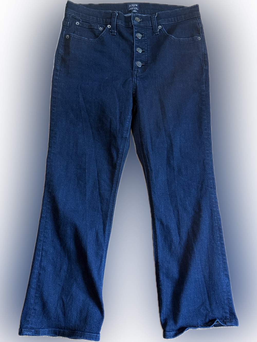 J Crew High-Rise Crop Flare Jeans. Size 29
